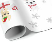 Französische Geschenkpapier (Rolleneckpunkt)