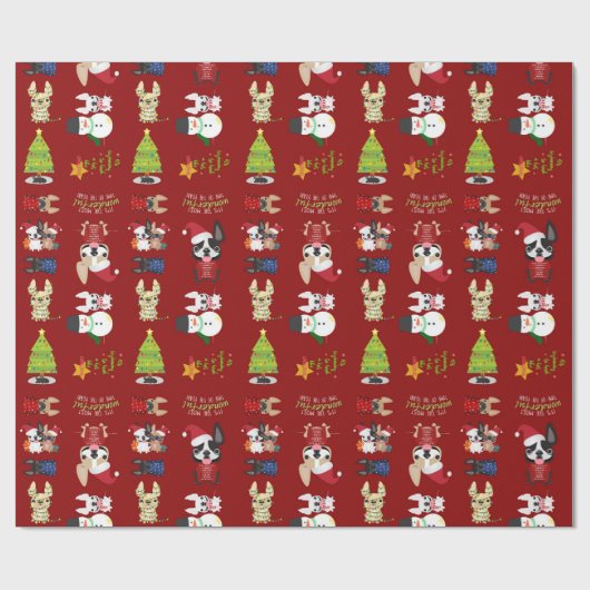 Französische Geschenkpapier (Flach)