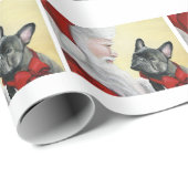 Französische Geschenkpapier (Rolleneckpunkt)