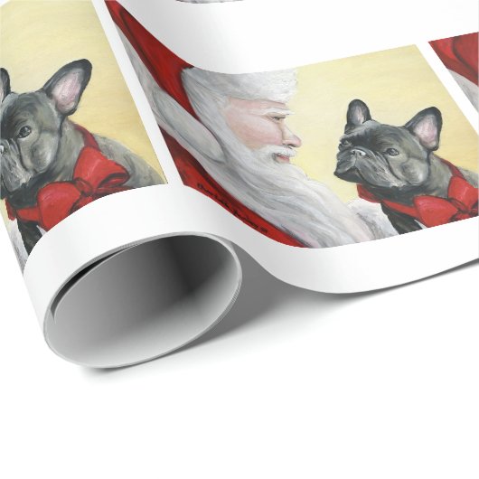 Französische Geschenkpapier (Rolleneckpunkt)