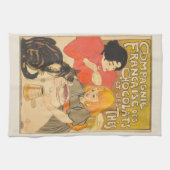 Französische Gesellschaft der Schokolade und des T Geschirrtuch (Horizontal)