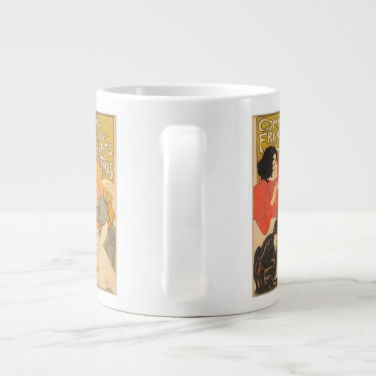 Französische Gesellschaft der Schokolade und des T Jumbo-Tasse (Rückseite)