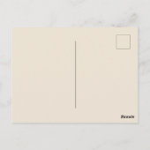 Französische Gesellschaft der Schokolade und des T Postkarte (Rückseite)