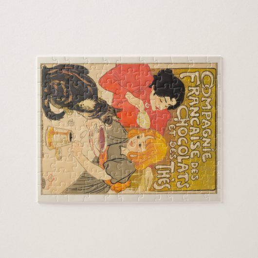 Französische Gesellschaft der Schokolade und des T Puzzle (Horizontal)