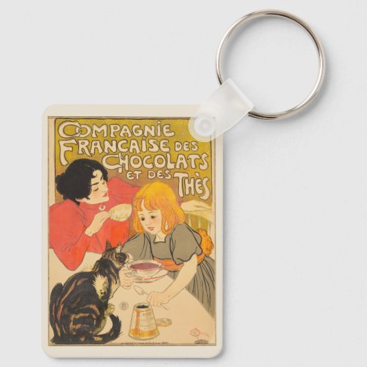 Französische Gesellschaft der Schokolade und des T Schlüsselanhänger (Rückseite)