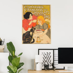 Französische Gesellschaft für Schokolade und Tee,  Poster