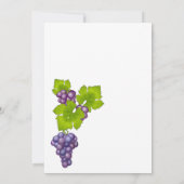 Französische Girl Wine Degustation Bridal Dusche E Einladung (Rückseite)