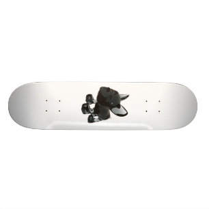Französische Glasbulldogge Skateboard