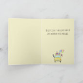 Französische Gratulation zum Hochzeitstag Gelben A Karte (Innenseite)