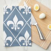 Französische graue Lilie Küchentuch (Viertel Falte)