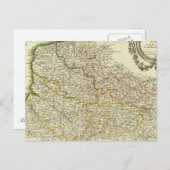 Französische Grenzen Postkarte (Vorne/Hinten)