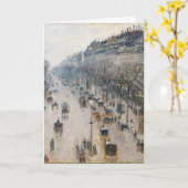 Französische Grußkarte Karte (Gelbe Blume)