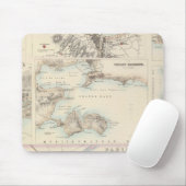 Französische Häfen und Plan von Paris Mousepad (Mit Mouse)