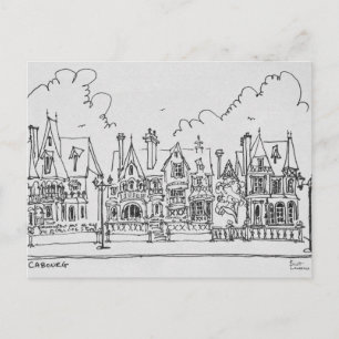 Französische Häuser, Cobourg   Normandie, Frankrei Postkarte