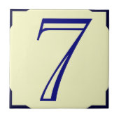 Französische Hausnummern 7, Text bearbeiten Fliese (Vorderseite)