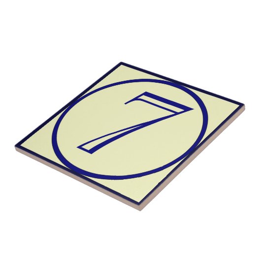 Französische Hausnummern 7, Text bearbeiten Fliese (Seite)