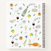 Französische Hochzeit Notizblock (Rückseite)