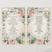 Französische Hochzeitsfeier in Rosa (Rückseite)