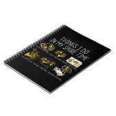 Französische Horn Big Band Orchestra Instrumentenm Notizblock (Linke Seite)