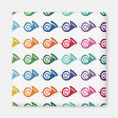 Französische Horn-Farbige Fun-Array-Musik Magnet (Vorne)