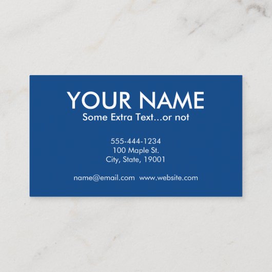 Französische Horn-Farbige Fun-Array-Musik Visitenkarte (Rückseite)