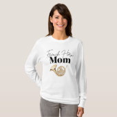 "Französische Horn-Mama: Eine Symphonie der Liebe" T-Shirt (Vorne ganz)