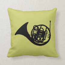 FRANZÖSISCHE HORNE SILHOUETTE: MUSIKINSTRUMENT