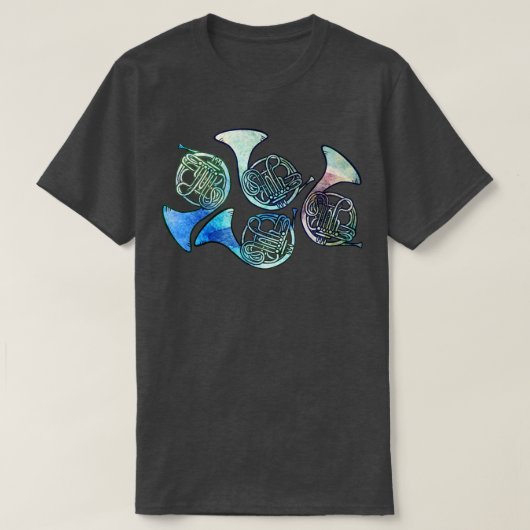 Französische Hörner1 T-Shirt (Design vorne)