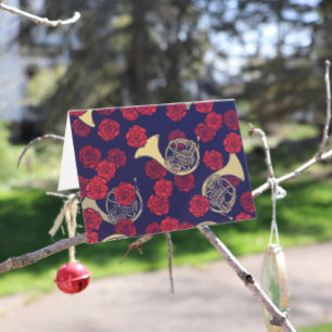 Französische Hornkarte Karte