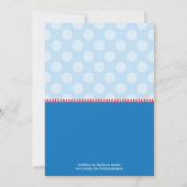 Französische Hundekünstler-Foto Birtday Einladung (Rückseite)