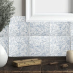 Französische Hütte Blau und Weiß Fliese<br><div class="desc">Mit einem romantischen,  staubblauen und weißen Blumendesign erinnern diese Fliesen an französische Hütten und gemütliche Räumlichkeiten. Eine einzigartige Ergänzung zu Küche oder Bad Backspritze.</div>