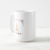 Französische Ich liebe dich Kaffeetasse (Vorderseite Links)