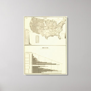Französische Immigration Leinwanddruck