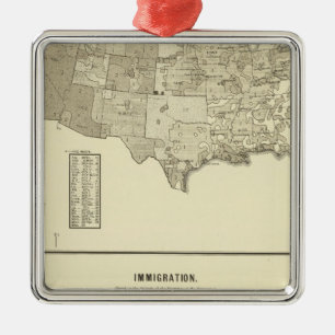 Französische Immigration Ornament Aus Metall