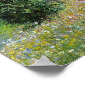 Französische Impressionistin Meadow mit Poplars Mo Poster (Ecke)