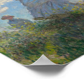 Französische Impressionistin mit Parasolmonet Poster (Ecke)