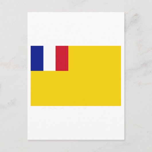 Französische Indochina-Flagge (1887-1954) Postkarte (Vorderseite)