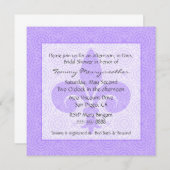 Französische Inspirierte Bridal-Dusche Einladung (Vorne/Hinten)