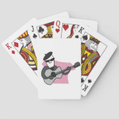 Französische Jazz-Musiker-Spielkarten Spielkarten (Rückseite)