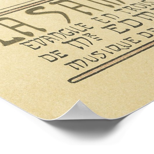 Französische Jugendstil-Poster - Mucha Poster (Ecke)