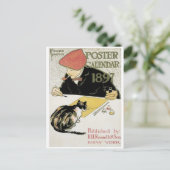 Französische Jugendstil-Postkarte Postkarte (Stehend Vorderseite)