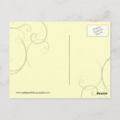 Französische Jugendstil-Postkarte Postkarte (Rückseite)