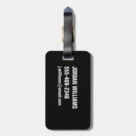 Französische Karikatur eines Balloonisten in Heißl Gepäckanhänger (Rückseite vertikal)