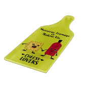 Französische Käse- und Weingeschenke Schneidebrett (Ecke)