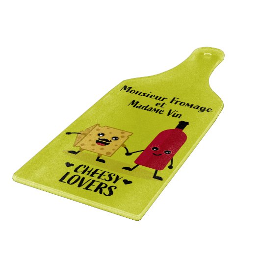 Französische Käse- und Weingeschenke Schneidebrett (Ecke)