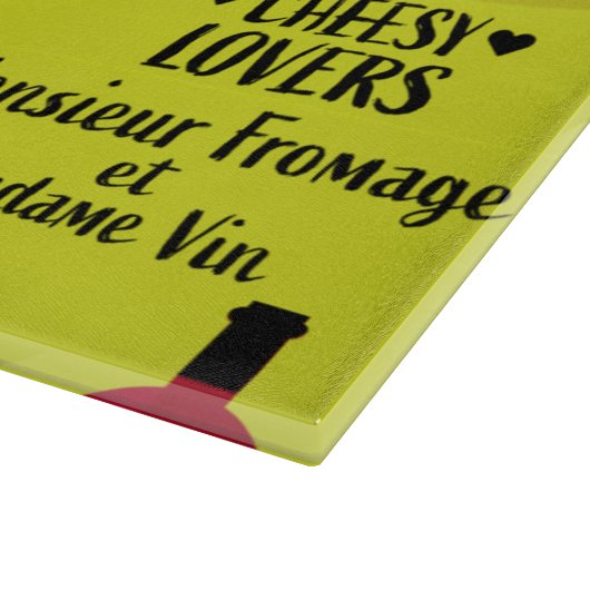 Französische Käse- und Weingeschenke Schneidebrett (Ecke)