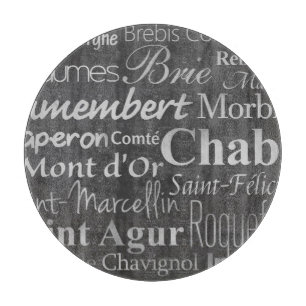 französische Käsetafel Schneidebrett