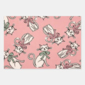 Französische Katzen Geschenkpapier Set (Vorderseite 3)