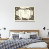Französische Kolonien in Afrika Leinwanddruck (Insitu (Schlafzimmer))