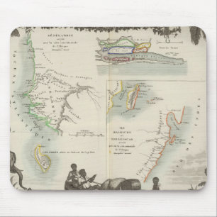 Französische Kolonien in Afrika Mousepad